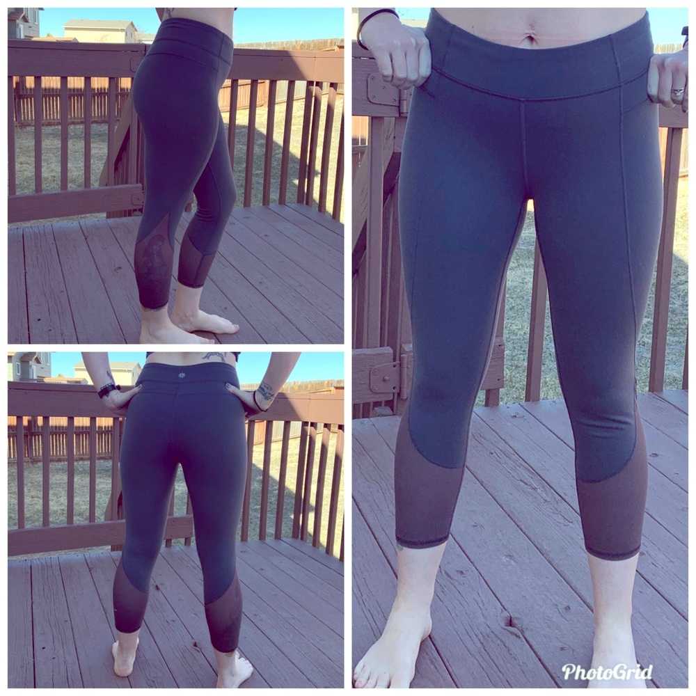 SOLD | ATHLETA | FLAW! | Gray Athletic Capris